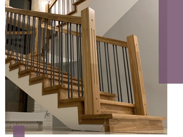 Реставрация деревянных и металлических лестниц в Арсеньеве