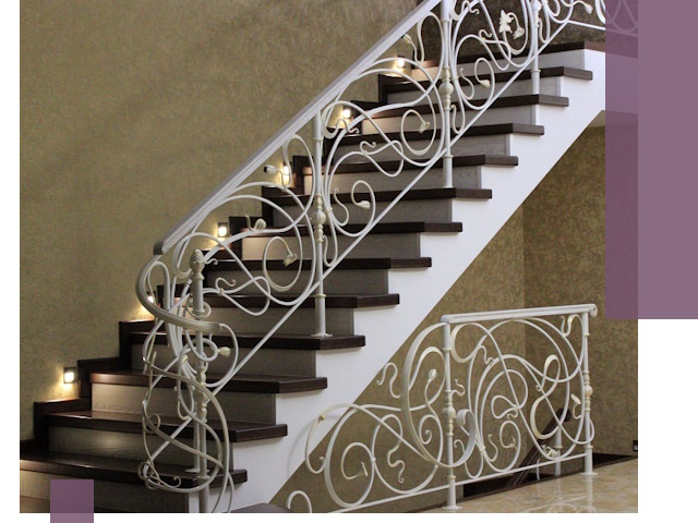 Кованые лестницы под ключ в Арсеньеве — изготовление и монтаж