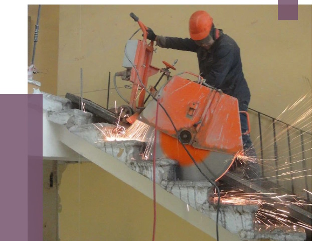 Демонтаж бетонных лестниц в Арсеньеве от 4626 руб. за м2 | ПРОЛЁТ-Рсн