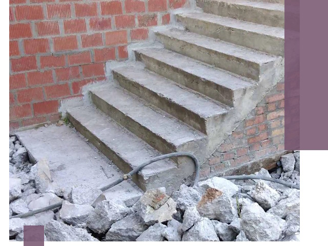 Демонтаж бетонных лестниц в Арсеньеве: быстро и безопасно