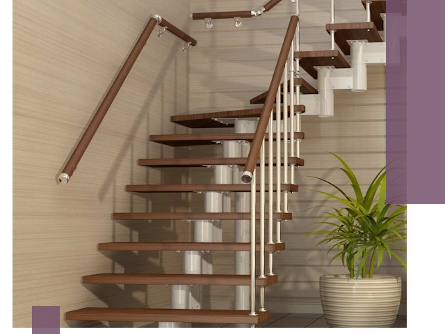 Изготовление модульных лестниц под ключ в Арсеньеве