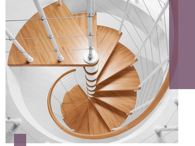 Изготовление винтовых лестниц под ключ в Арсеньеве