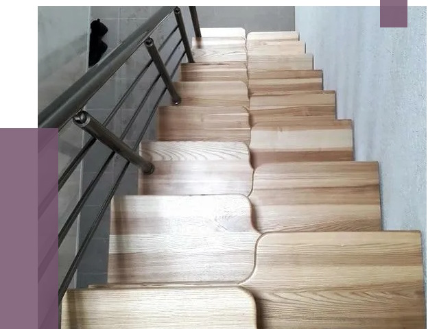 Лестницы гусиный шаг в Арсеньеве от 13107 руб. под ключ | ПРОЛЁТ-Рсн