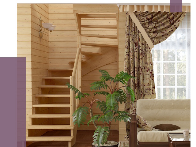 Лестницы для дачи в Арсеньеве от 76329 руб.  | ПРОЛЁТ-Рсн