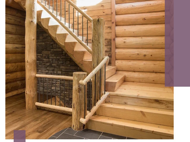 Лестницы в баню под заказ и профессиональный монтаж в Арсеньеве