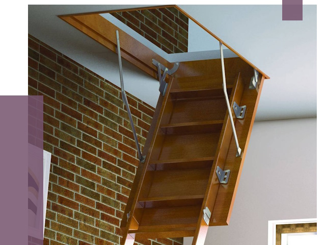 Установка чердачной лестницы в Арсеньеве от 7864 руб. | ПРОЛЁТ-Рсн