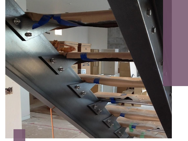 Усиление лестничных конструкций и усиление опор в Арсеньеве