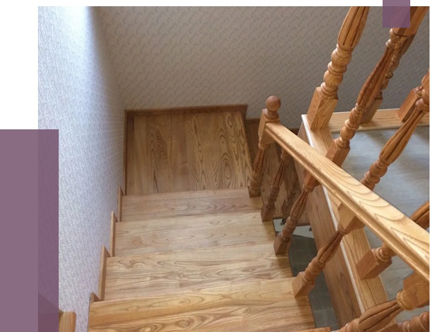 Сосновые лестницы в Арсеньеве под ключ от 8121 руб.  | ПРОЛЁТ-Рсн