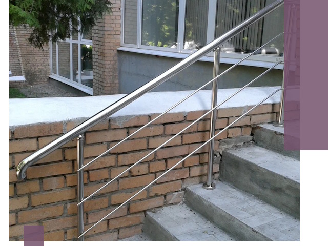 Перила из нержавеющей стали высокого качества в Арсеньеве