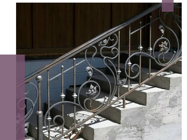 Кованые перила в Арсеньеве от 8738 руб. под ключ — качество от ПРОЛЁТ-Рсн