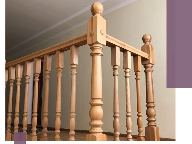 Деревянные перила на заказ в Арсеньеве: монтаж и изготовление