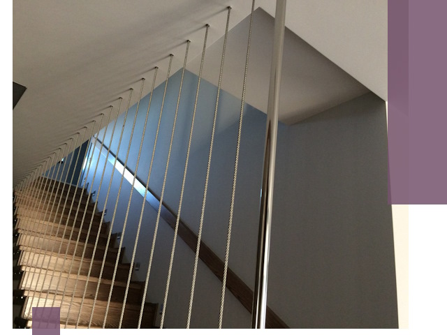 Тросовые перила под ключ в Арсеньеве — производство и монтаж