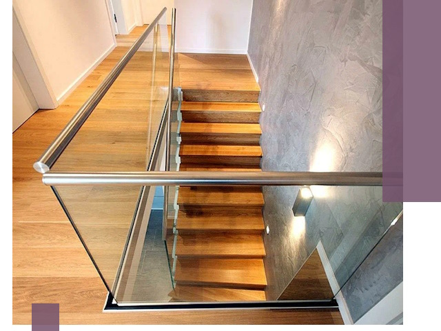 Перила для лестницы в доме — изготовление и монтаж в Арсеньеве