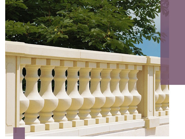 Установка балюстрады в Арсеньеве: изготовление и монтаж под ключ