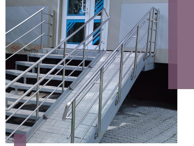 Пандус на крыльцо под ключ в Арсеньеве: монтаж и изготовление