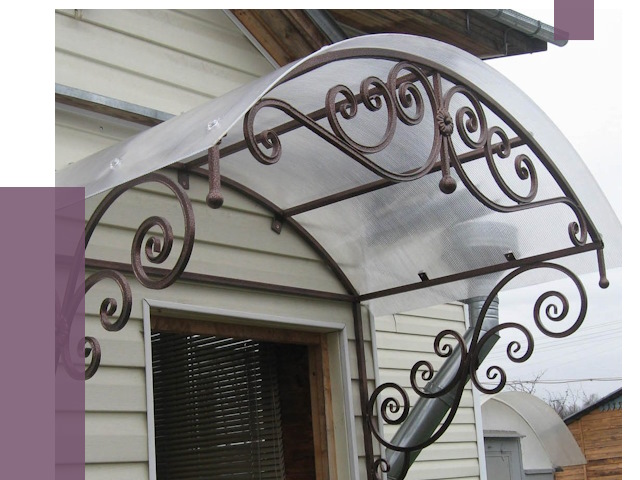 Изготовление козырьков в Арсеньеве от 7402 руб. — заказать | ПРОЛЁТ-Рсн