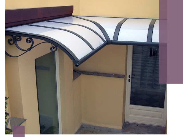 Монтаж козырьков любой сложности в Арсеньеве под ключ