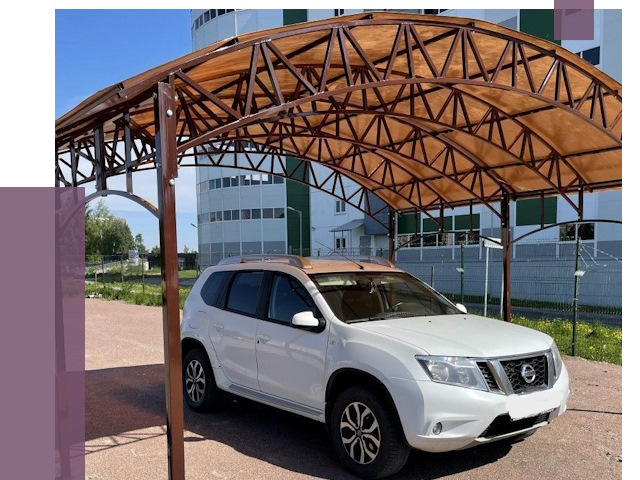 Недорогие навесы в Арсеньеве от 43176 руб.  | ПРОЛЁТ-Рсн