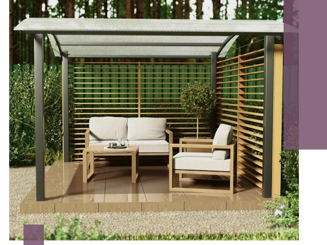 Навесы для дачи в Арсеньеве: изготовление, монтаж и демонтаж