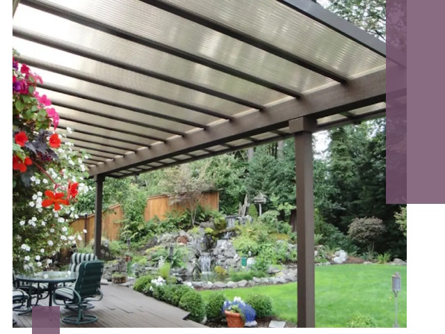 Навесы из поликарбоната под ключ в Арсеньеве быстро и надёжно