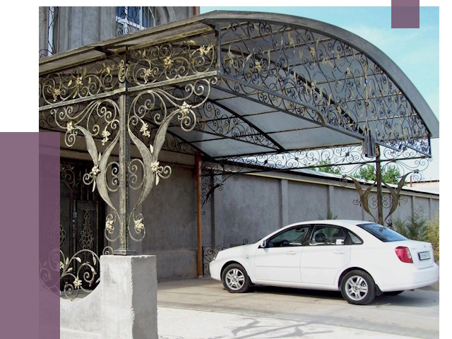 Кованые навесы в Арсеньеве от 14649 руб. | ПРОЛЁТ-Рсн