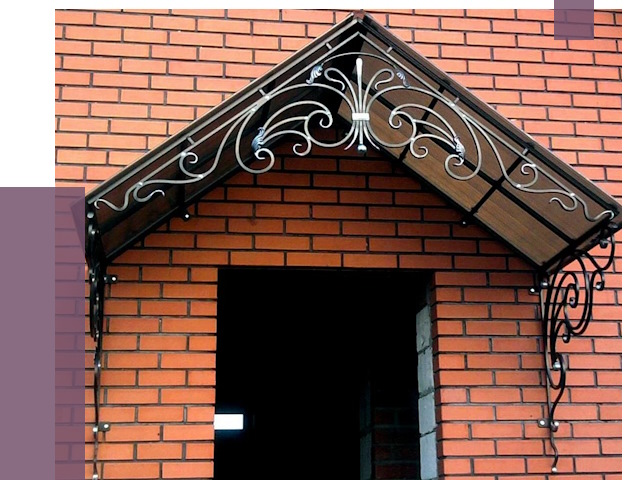 Металлические козырьки в Арсеньеве от 10743 руб. 