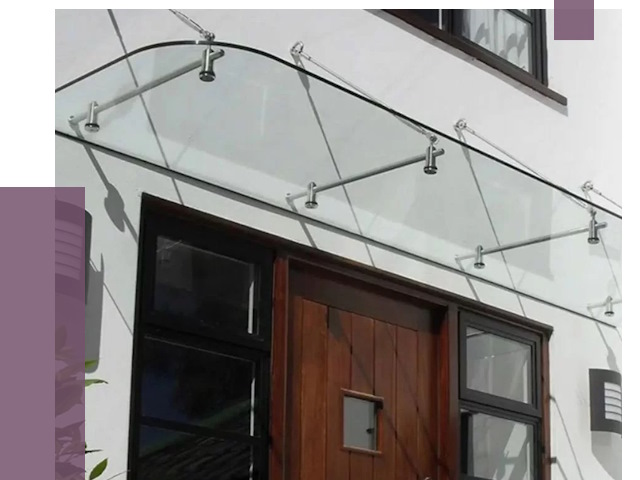 Стеклянные козырьки в Арсеньеве от 19018 руб. | ПРОЛЁТ-Рсн