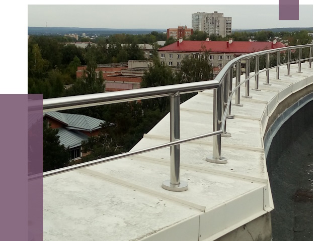 Парапеты и ограждения кровли в Арсеньеве от 4986 руб. 