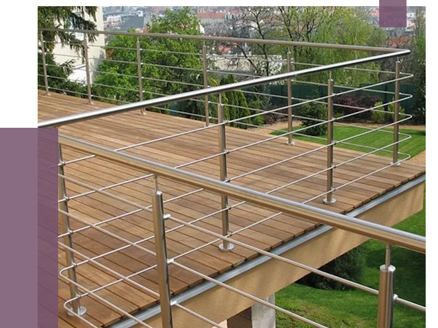 Алюминиевые парапеты в Арсеньеве под ключ от 7813 руб. 