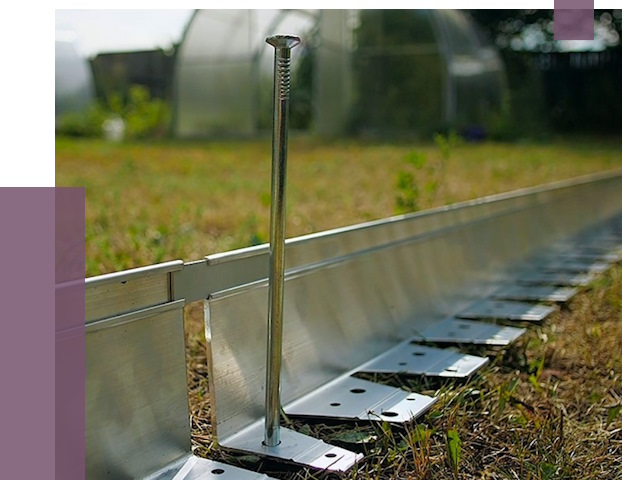 Металлические бордюры для газона в Арсеньеве от 4318 руб. | ПРОЛЁТ-Рсн