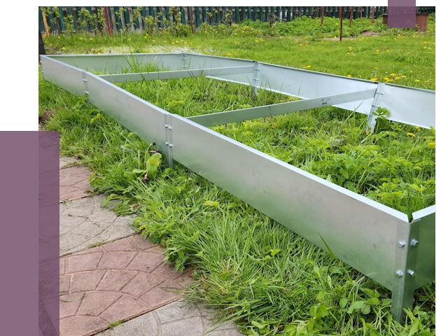 Металлические бордюры для грядок в Арсеньеве от 1799 руб. 