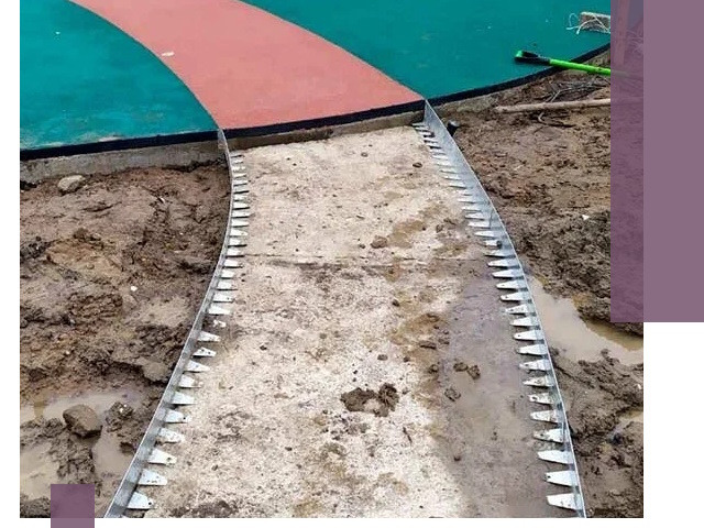 Металлические бордюры для дорожек в Арсеньеве — монтаж и изготовление