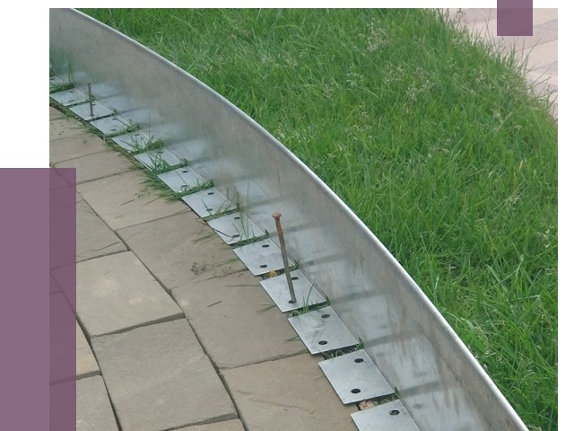 Металлические бордюры для тротуаров в Арсеньеве от 8738 руб.