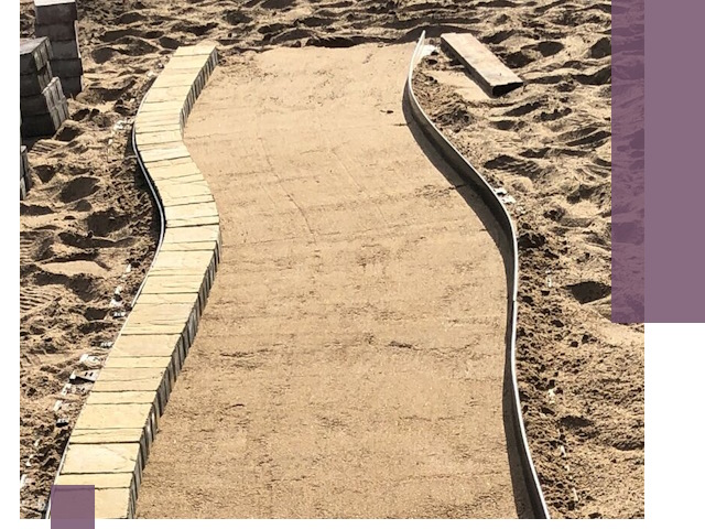 Металлические бордюры для тротуаров в Арсеньеве — прочные и долговечные