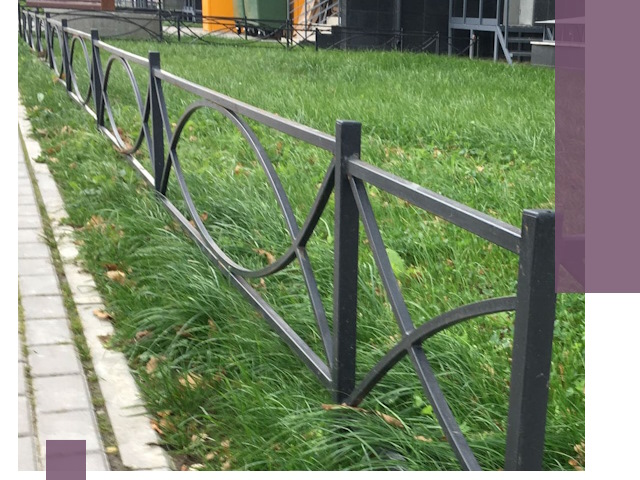 Газонные ограждения из металла в Арсеньеве — монтаж и продажа