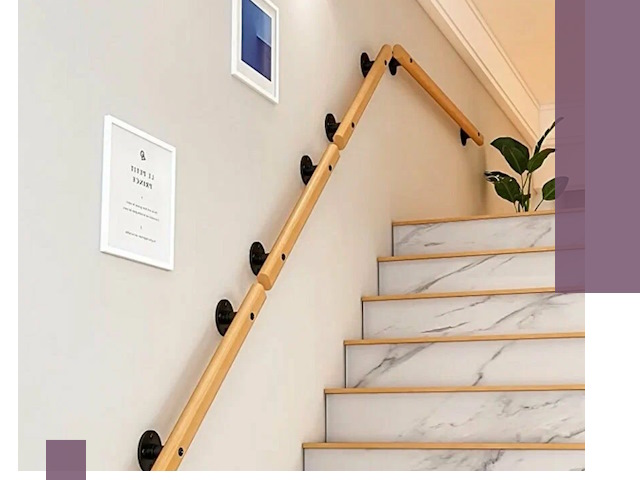 Поручни металлические и деревянные под ключ в Арсеньеве