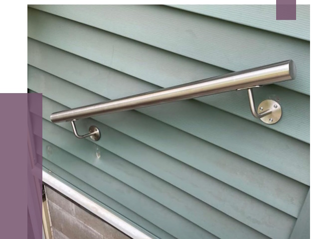 Поручни из нержавеющей стали в Арсеньеве от 7710 руб.  | ПРОЛЁТ-Рсн